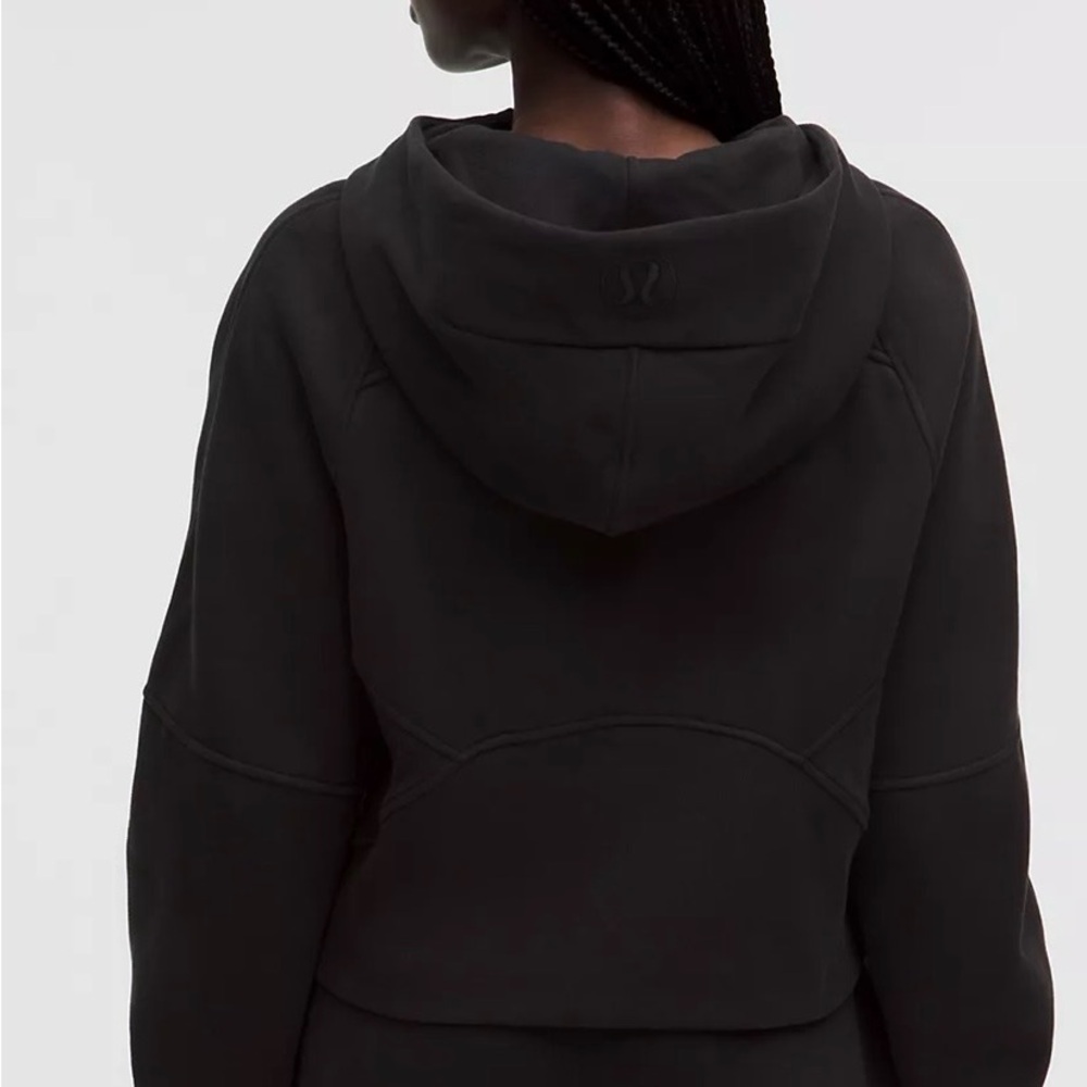 GREAT CONDITION! lululemon athletica oversized half-zip scuba hoodie all black - Picture 5 of 5